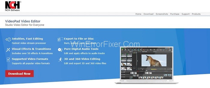 Video Pad - Free Video Editing Software