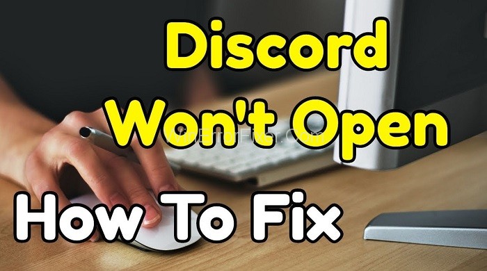Discord Won't Open Error