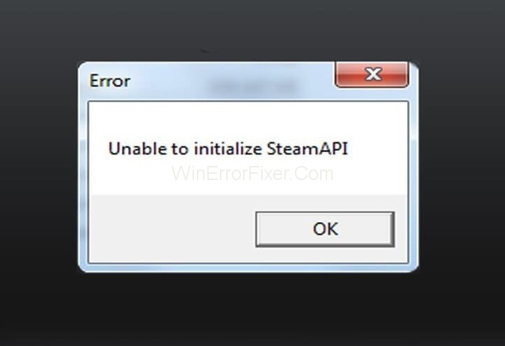 Unable to Initialize Steam API Error