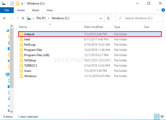 What is Inetpub Folder and How to Delete It on Windows 10