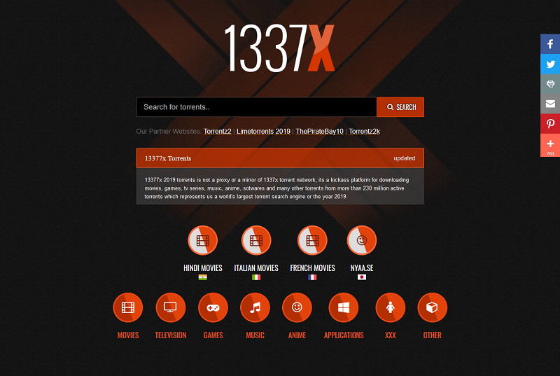 Best 1337x Torrent, Unblock and Alternatives Sites Like 1337x