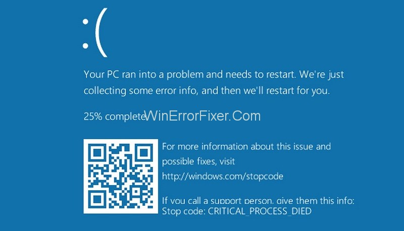 How to Fix Critical Process Died Error in Windows 10