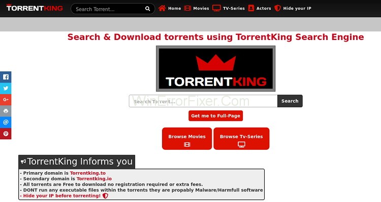 Best Alternatives and Sites Like TorrentKing
