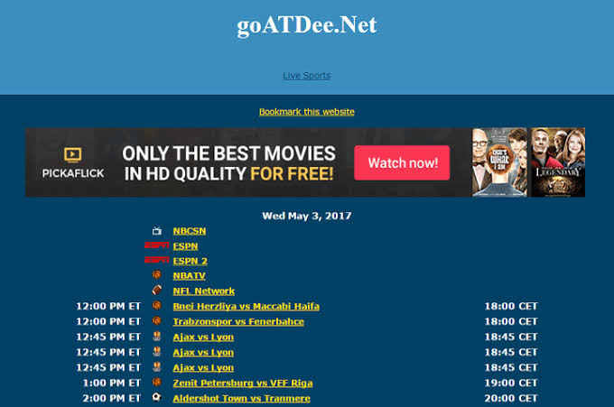 Best Sites Like goATDee for Sports Streaming