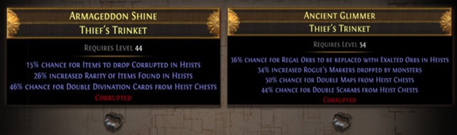 Path of Exile Trinkets