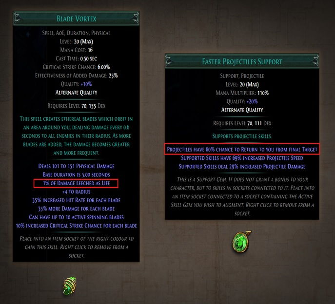Path of Exile gems