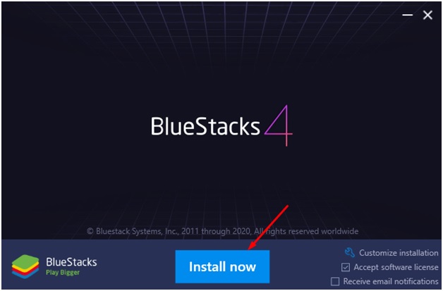 Install Bluestack