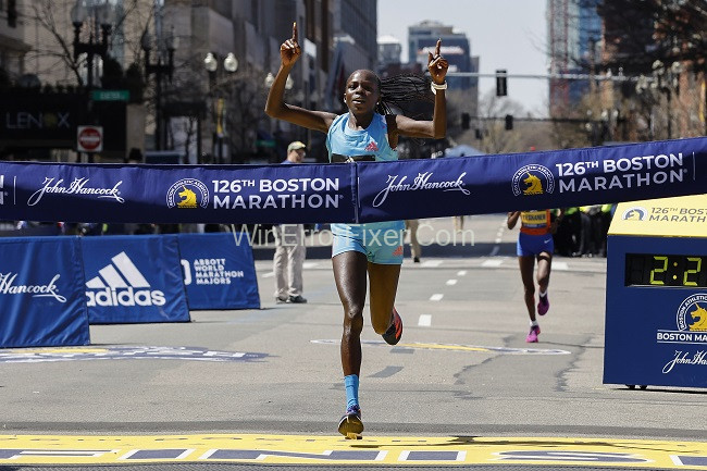 Olympic Champion Peres Jepchirchir Wins the 50th women's Boston Marathon