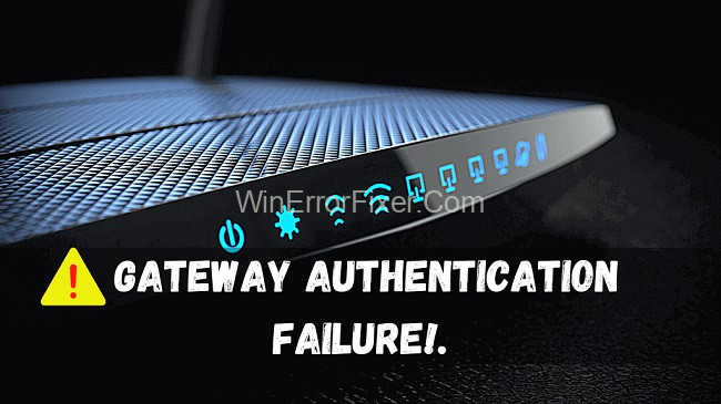 ATT Gateway Authentication Failure