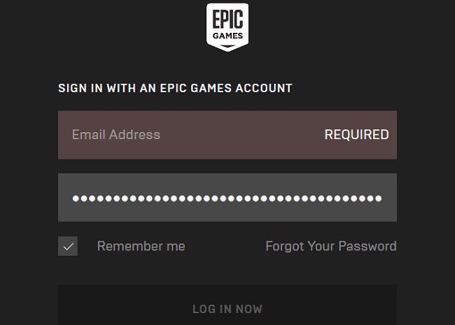 Epic Games Email