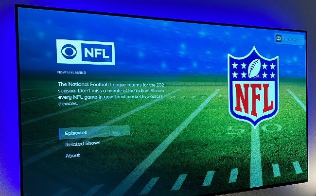 NFL App on Samsung TV