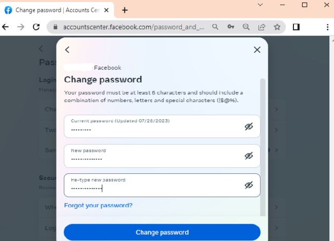 How To Change Password on Facebook Messenger App