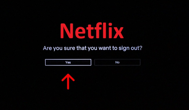 Log Out of Netflix on TV