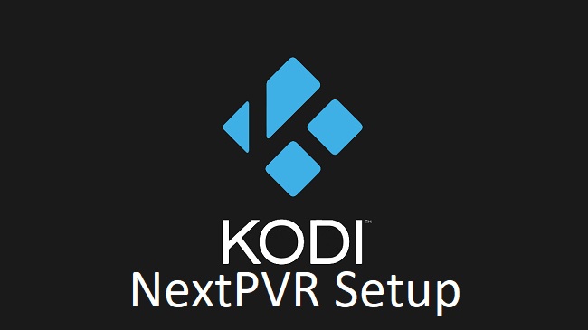 Kodi NextPVR Setup