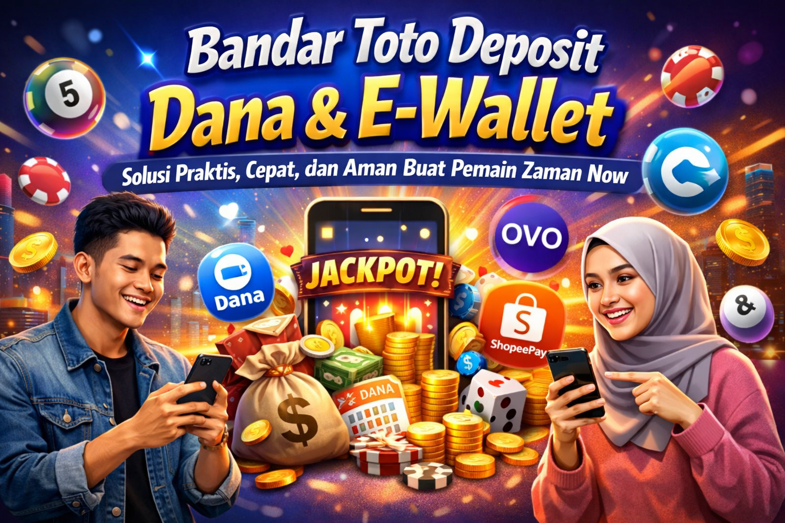 Bandar Toto Deposit Dana & E-Wallet: Solusi Praktis, Cepat, dan Aman Buat Pemain Zaman Now