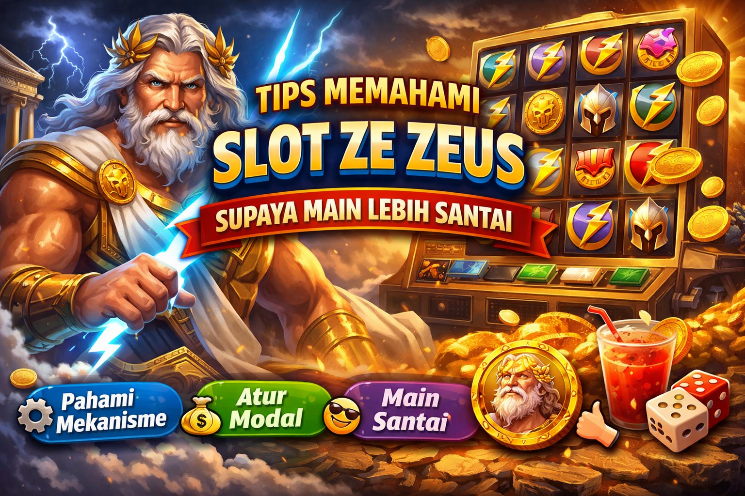 🎰 Tips Memahami Mekanisme Slot Ze Zeus Supaya Main Lebih Santai